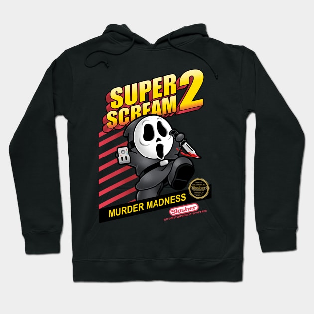 Super Scream 2 Hoodie by harebrained